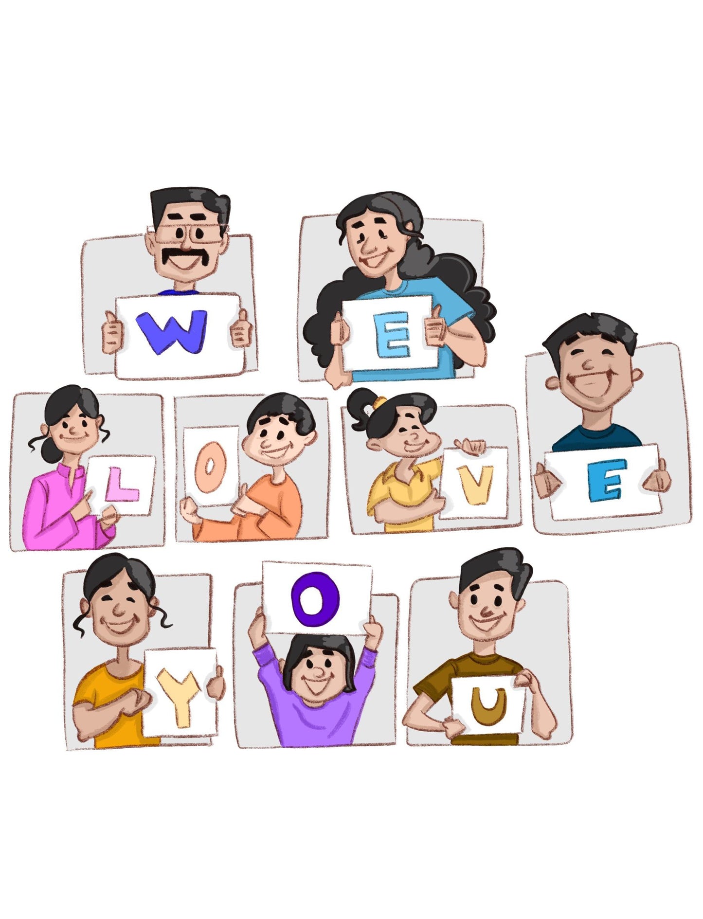 Family illustration